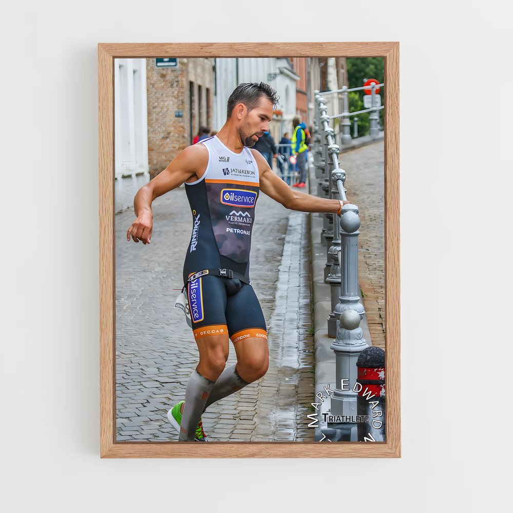 Poster Ultra Man Triathlon – affiche Athlétisme (vue 4)